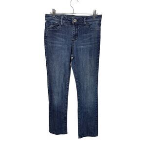 Jordache Dark Wash Straight Leg Jeans Size 4 Denim Blue